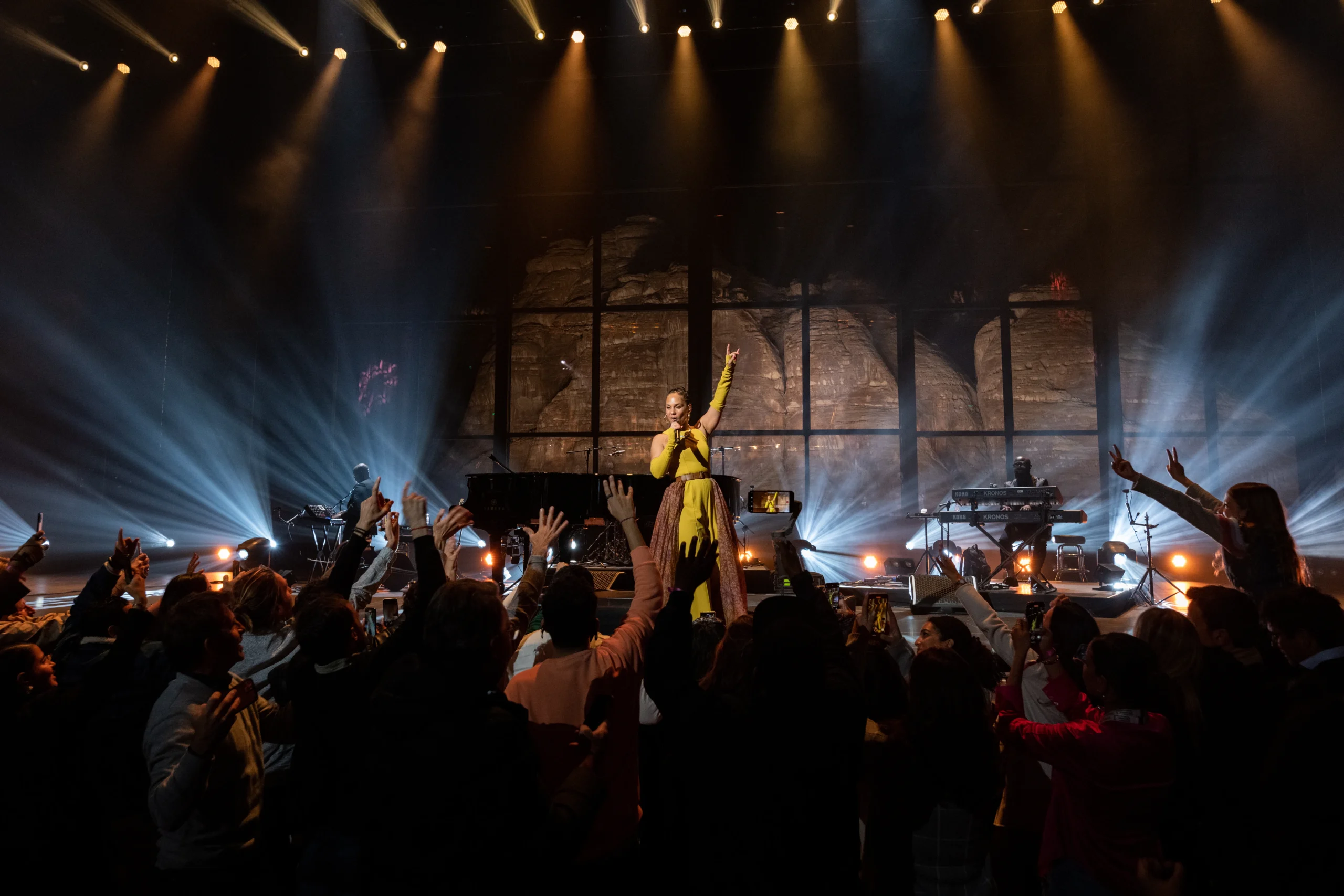 Events_Alicia Keys concert at AlUla Moments © © Royal Commission for AlUla